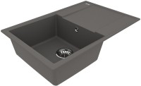Мойка кухонная Lemark Imandra 760 9910029 серый шелк
