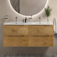 Тумба под раковину BelBagno Etna 120 для двоих, rovere nature