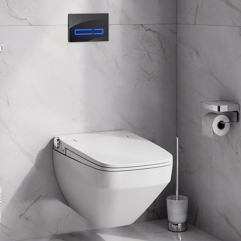 Умный унитаз подвесной AM.PM Inspire V2.0 CCC50A1700SC безободковый с биде