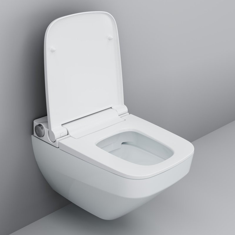 Умный унитаз подвесной AM.PM Inspire V2.0 CCC50A1700SC безободковый с биде