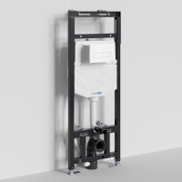 Система инсталляции для унитазов Wasserkraft Alme 15TLT.010.ME.WM03 с кнопкой смыва матовой белой