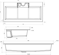 Мебель для ванной комнаты Aquanet Джейн 90 подвесная, мисти грин