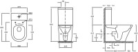 Унитаз-компакт напольный Jacob Delafon Rodin+ UJAB102-00