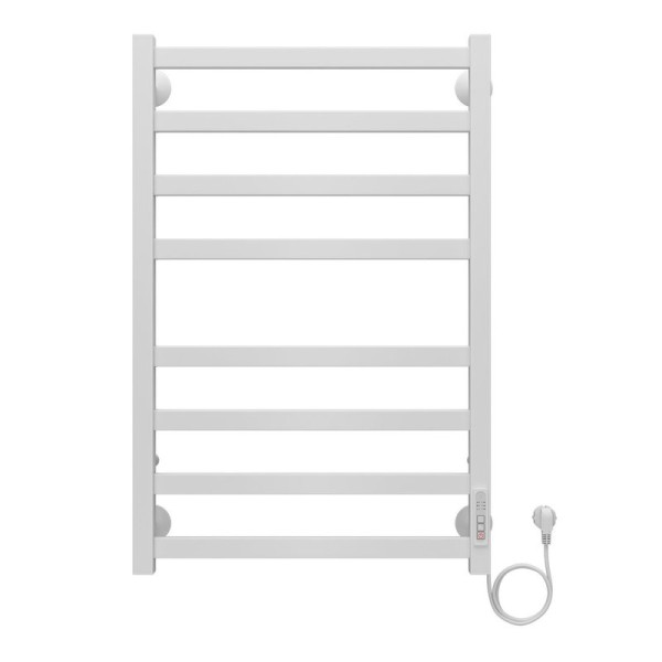 Полотенцесушитель Azario PALERMO 500/800 электрический БЕЛЫЙ R 8 пер.