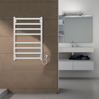 Полотенцесушитель Azario PALERMO 500/800 электрический БЕЛЫЙ R 8 пер.