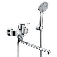 Смеситель с длинным изливом для ванны Wasserkraft Rossel 2802L