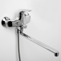 Смеситель с длинным изливом для ванны Wasserkraft Rossel 2802L Смеситель с длинным изливом для ванны Wasserkraft Rossel 2802L