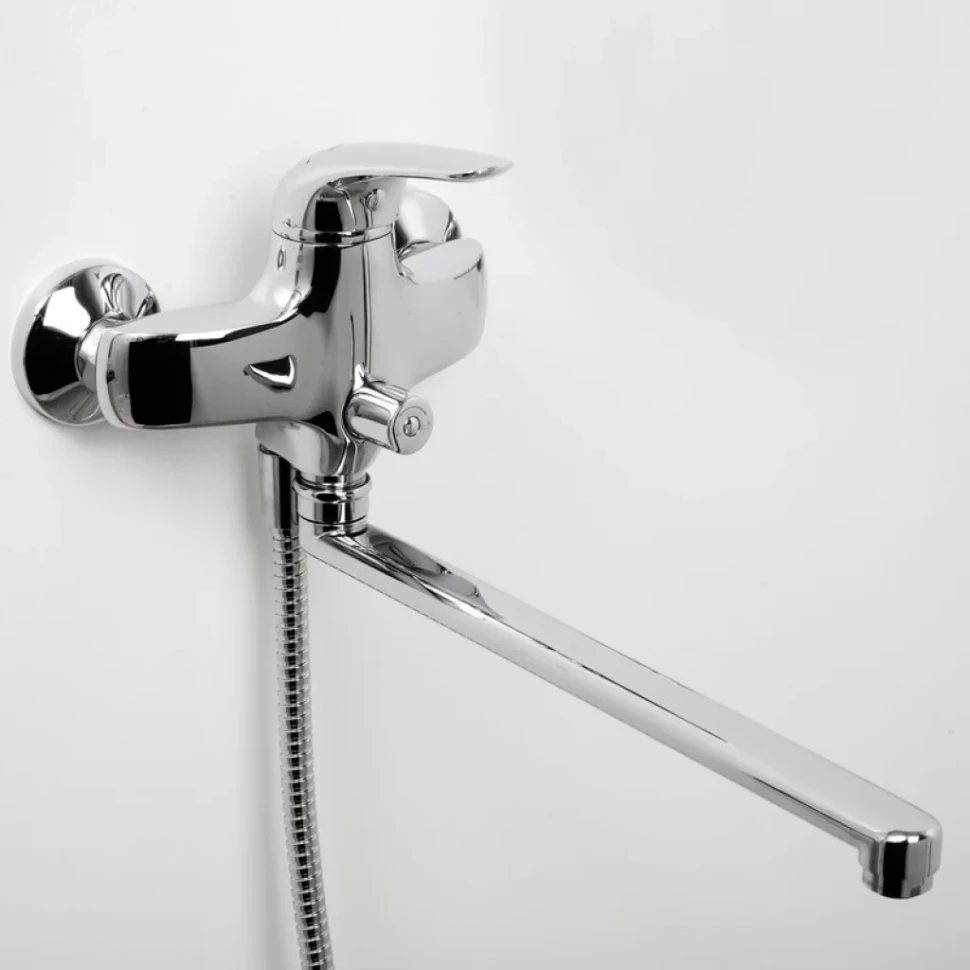 Смеситель с длинным изливом для ванны Wasserkraft Rossel 2802L