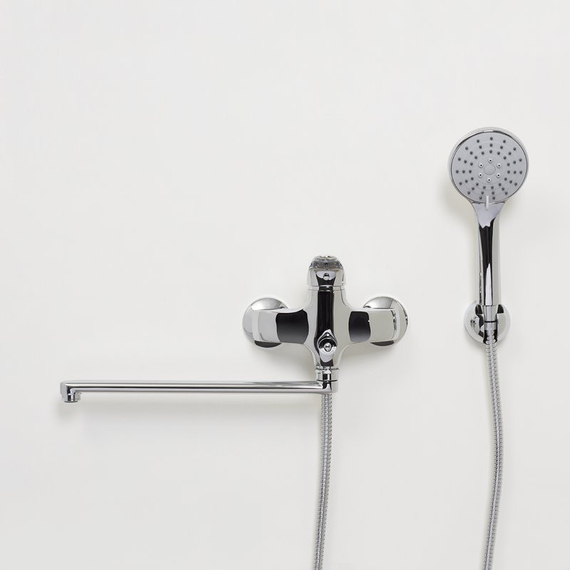 Смеситель с длинным изливом для ванны Wasserkraft Rossel 2802L