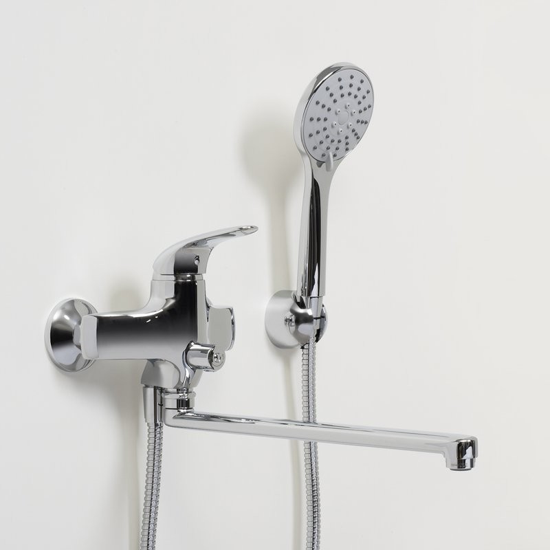 Смеситель с длинным изливом для ванны Wasserkraft Rossel 2802L