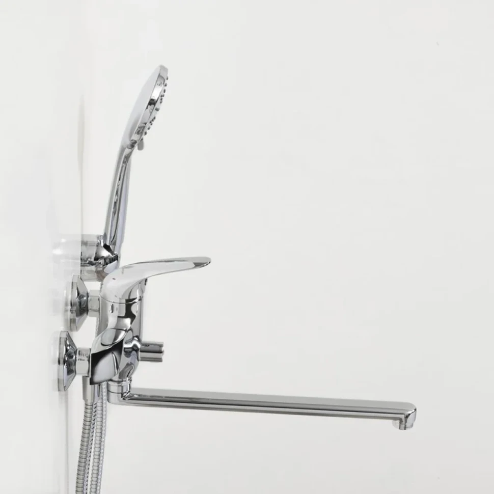 Смеситель с длинным изливом для ванны Wasserkraft Rossel 2802L