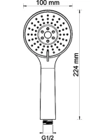 Смеситель с длинным изливом для ванны Wasserkraft Rossel 2802L