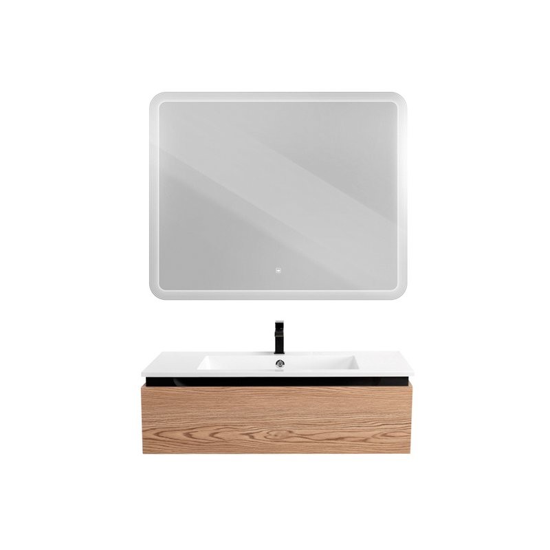 Мебель для ванной комнаты Cezares Slider 100 подвесная, 1 ящик, дуб тангент