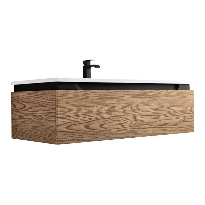 Мебель для ванной комнаты Cezares Slider 100 подвесная, 1 ящик, дуб тангент