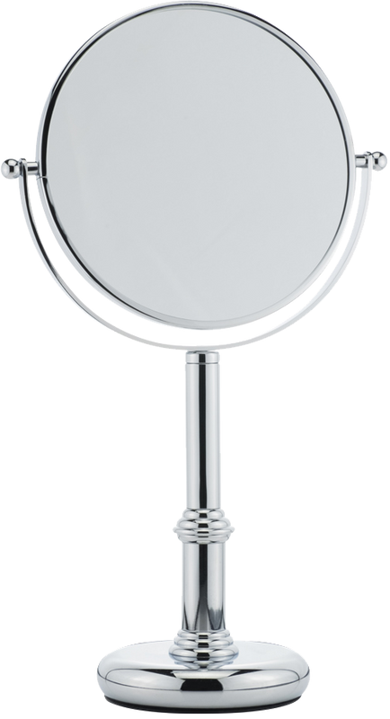 Косметическое зеркало Migliore 21978 без подсветки, двухстороннее, поворотное, хром