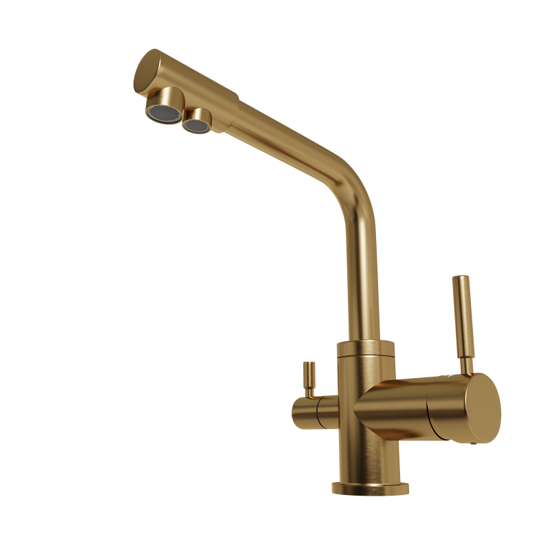 Смеситель для кухни Emar PVD ECB - 3003N PVD Golden