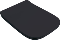 Унитаз подвесной ArtCeram A16 Rimless ASV003 17 00 безободковый, с микролифтом, черный матовый