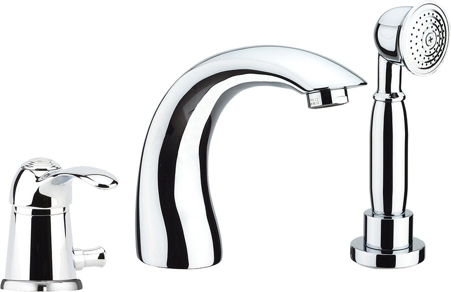Смеситель на борт ванны Webert Aurora Aurora AU850701015 хром
