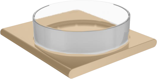 Контейнер Keuco Edition 400 11549 для мелочей, бронза