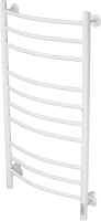 Полотенцесушитель электрический Comfysan Noumi EC-10 100x55 см, подключение справа, слева, матовый белый, лесенка, из стали