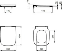 Унитаз подвесной Ideal Standard I Life B T534701, с микролифтом