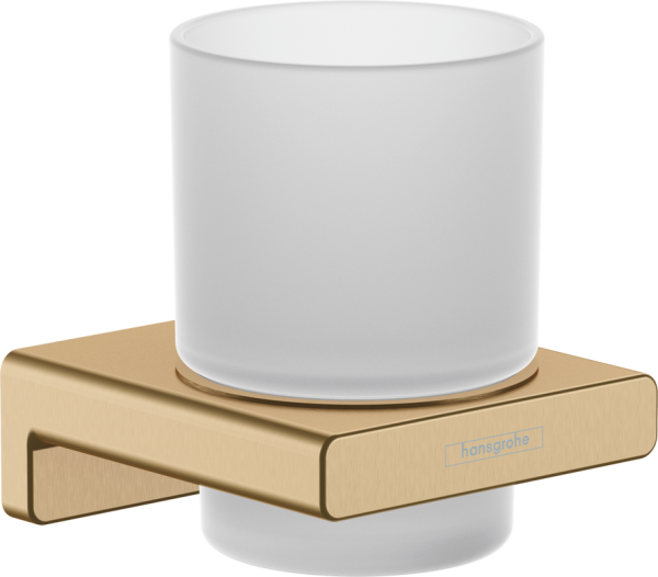 Стакан Hansgrohe AddStoris 41749140 шлифованная бронза