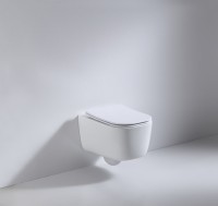 Унитаз подвесной beWash Schutz BKWHR002510 безободковый, с микролифтом, белый глянец