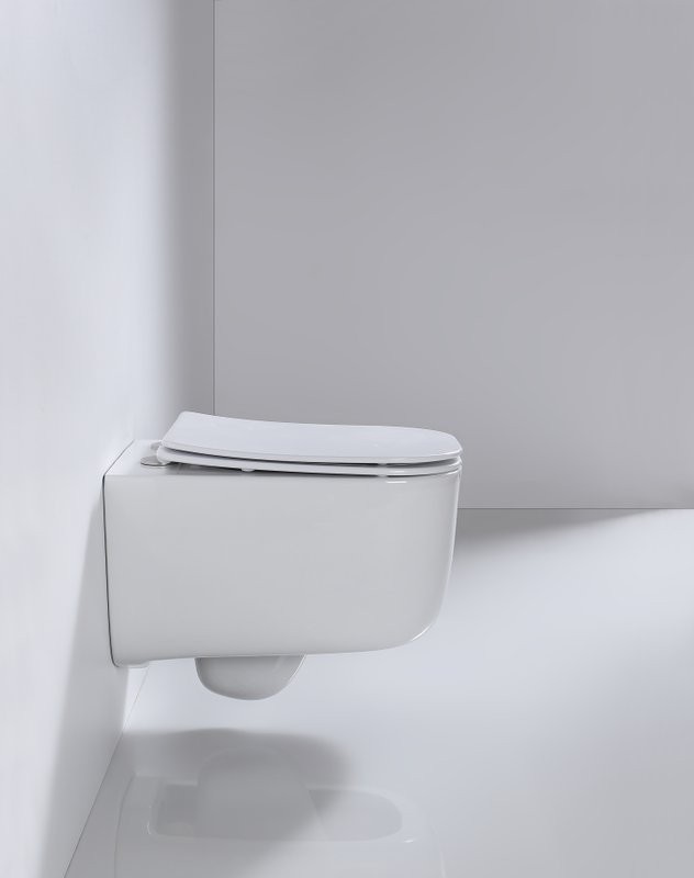 Унитаз подвесной beWash Schutz BKWHR002510 безободковый, с микролифтом, белый глянец