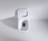 Унитаз подвесной beWash Schutz BKWHR002510 безободковый, с микролифтом, белый глянец