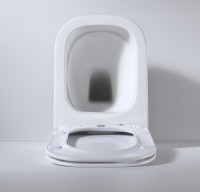 Унитаз подвесной beWash Schutz BKWHR002510 безободковый, с микролифтом, белый глянец