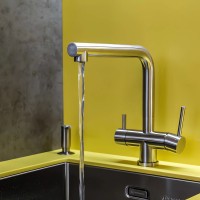 Смеситель для кухни Omoikiri Takamatsu-S BN нержавеющая сталь