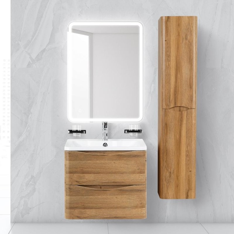 Мебель для ванной комнаты BelBagno Acqua 70 подвесная, rovere rustico