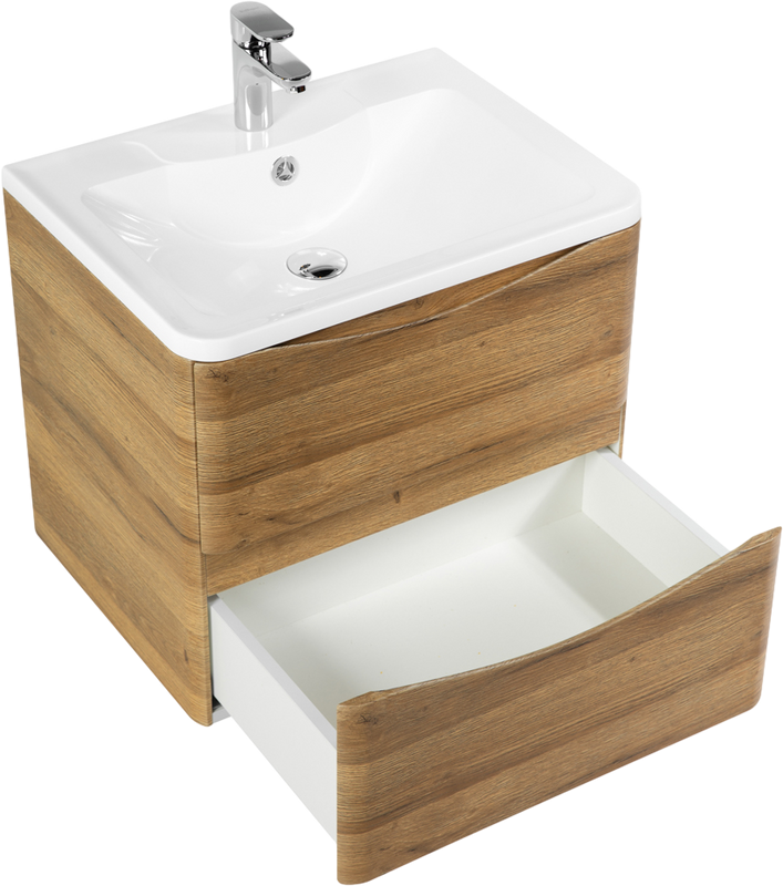 Мебель для ванной комнаты BelBagno Acqua 70 подвесная, rovere rustico