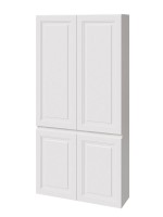 Шкаф-пенал для ванной Caprigo Wales 80 матовый белый