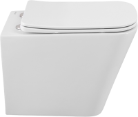Унитаз подвесной BelBagno Ardente-R BB520CH-TOR безободковый, крышка BB3103/3106SC с микролифтом