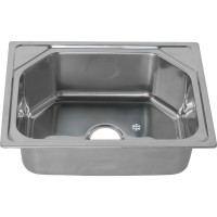 Мойка кухонная Melana 6045 0,8/210 серебристая
