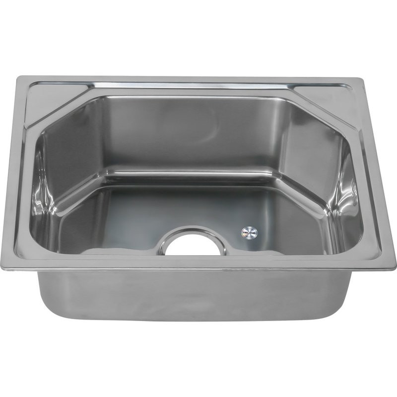 Мойка кухонная Melana 6045 0,8/210 серебристая