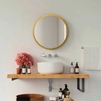 Зеркало MIXLINE "Ренуар" D400 без подсветки, золотое обрамление