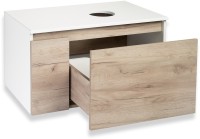 Мебель для ванной комнаты Runo Бари 80 крафтовый дуб, раковина Sole 40