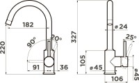 Комплект Мойка Omoikiri Yamakawa 75T-U/I-WH белая + Смеситель Shinagawa P-WH белый