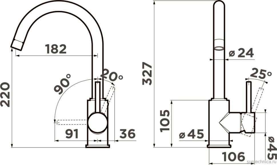 Комплект Мойка Omoikiri Yamakawa 75T-U/I-WH белая + Смеситель Shinagawa P-WH белый