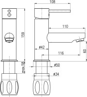 Смеситель для раковины Rav Slezak Seina SE926.5Z золото Смеситель для раковины Rav Slezak Seina SE926.5Z золото