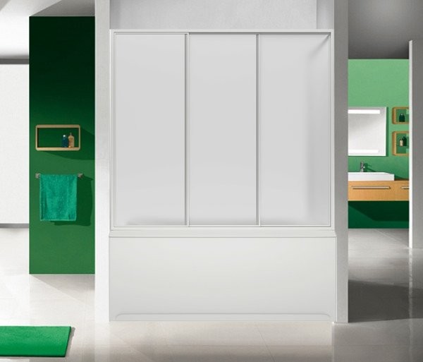 Шторка на ванну Bas Верона Бриз, Верона, Ибица 3 ств., пластик