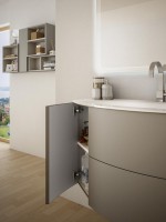 Мебель для ванной комнаты Cezares Eden 120 grigio talpa opaco, раковина 50178
