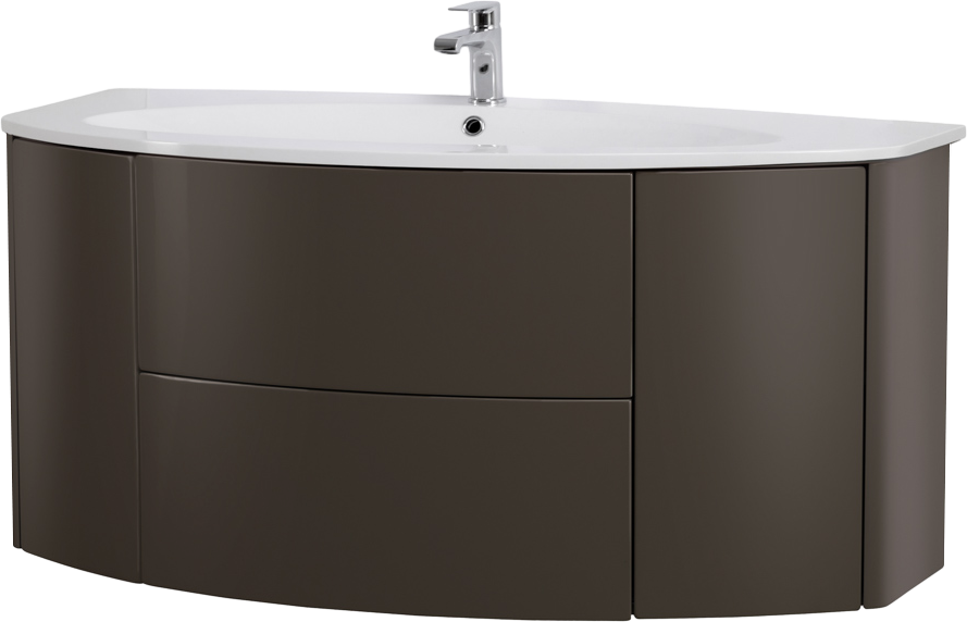 Мебель для ванной комнаты Cezares Eden 120 grigio talpa opaco, раковина 50178