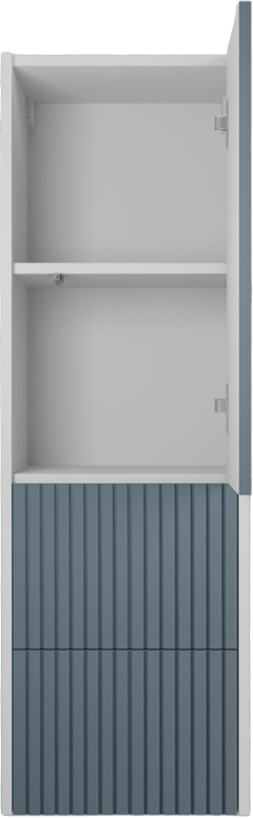 Шкаф пенал для ванной Style Line Стокгольм 36 подвесной, графит софт