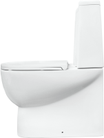 Унитаз-компакт напольный Sanita luxe Infinity RML Slim безободковый, с микролифтом, белый