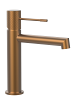 Смеситель для раковины AltroBagno Интенто 0148BC матовая медь Смеситель для раковины AltroBagno Интенто 0148BC матовая медь