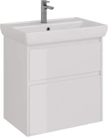 Тумба с раковиной Lemark Combi 70 белая глянцевая Тумба с раковиной Lemark Combi 70 белая глянцевая