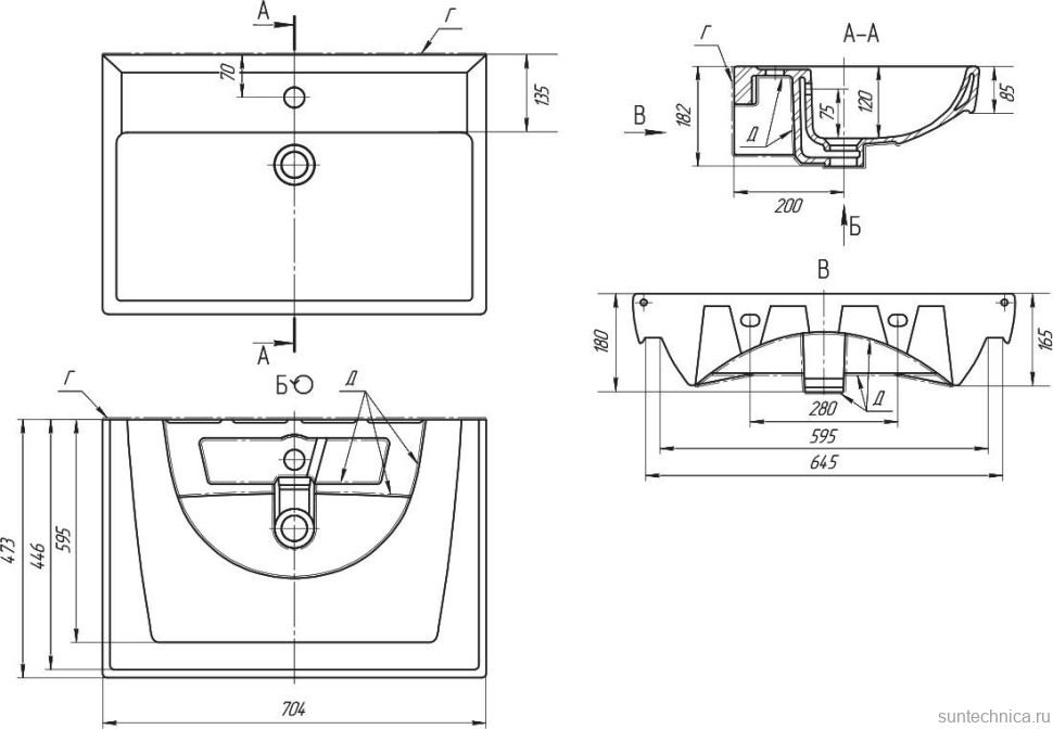 Тумба с раковиной Lemark Combi 70 белая глянцевая